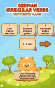 German Irregular Verbs Learnin screenshot 1