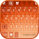 Simple Orange Keyboard Theme