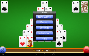 Classic Pyramid Solitaire Free screenshot 1