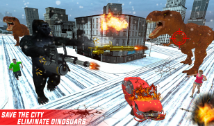 Monster Dino Vs King Kong-City Rampage Simulator screenshot 9