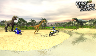 Dino Escape Bike Survival screenshot 3