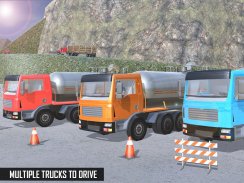 Oil Tanker Transporter Truck Driving Games screenshot 15