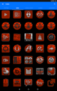 Red Orange Icon Pack Free screenshot 16