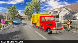 Garbage truck: Trash Cleaner Transport Driver Game screenshot 4