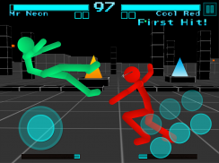 Pertarungan stickman: prajurit neon screenshot 6