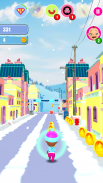 طفل الثلج تشغيل - تشغيل لعبة screenshot 4