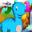 Dino 1st Grade Learning Games Icon