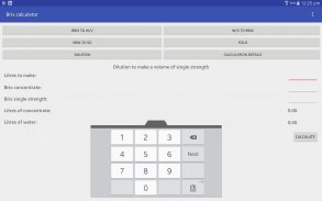 Brix calculator screenshot 4