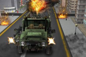 war destruction Highway racer screenshot 1