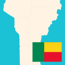 Carte Jeu Puzzle 2020 - Bénin - Départements Icon