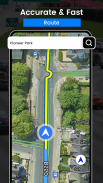 GPS 导航全球地图 3d screenshot 1
