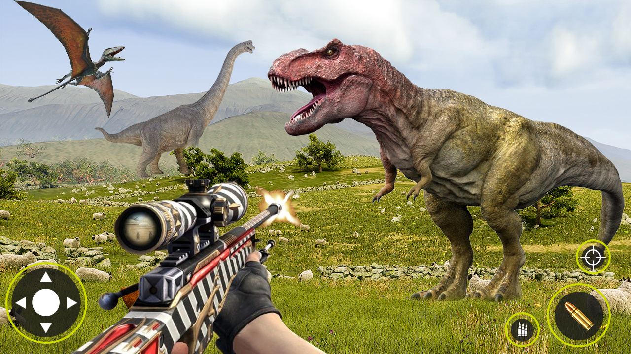 Dinosaur Hunter - Dinosaur Shooting Wali Games Dinosaur Wali Game