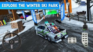 Winter Ski Park: Snow Driver screenshot 0