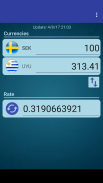 UYU Peso x Swedish Krona screenshot 1