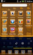 LC Orange Theme for Nova/APEX/Evie Launcher screenshot 1