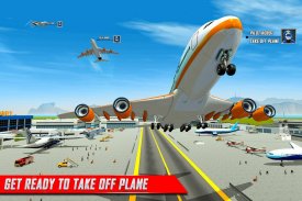 Robot pilot pesawat simulator - game pesawat screenshot 2