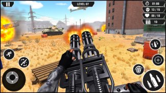 Machine Gun War: Gry z bronią screenshot 3