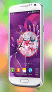 Flowers Clock Widgets screenshot 2