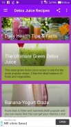 Detox Juice Recipes - Best For Weight Loss Diet screenshot 5