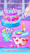 Makeup Kit Cupcake Games -  Tasty Cupcakes Maker screenshot 1