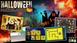 Puzzles de crianças Halloween screenshot 0
