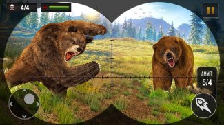 Wild Bear Animal Hunting 2021 Animal Shooting Game screenshot 0