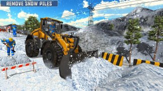 Snow Drive Rescue Plow Excavator 2018 screenshot 7