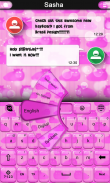 Free Pink keyboard screenshot 2