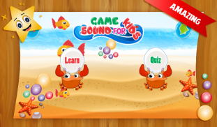 Sound Game for Kids - Learn Animals & Birds Sounds screenshot 0