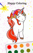 Little Unicorn Coloring: Pony Coloring Book Horses screenshot 7