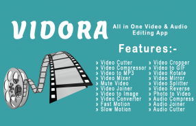 Video Editor, Cutter, Mixer, Converter - Vidora screenshot 0