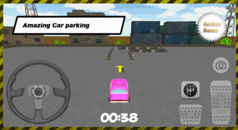 Pink Car Parking screenshot 0