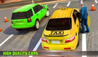 تاكسي مجنون تلة وقوف السيارات محاكي 3D screenshot 4