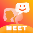 Meet You - Live talk, video call, livu chat app Icon