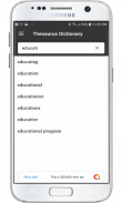 Thesaurus Dictionary: English-Arabic screenshot 2