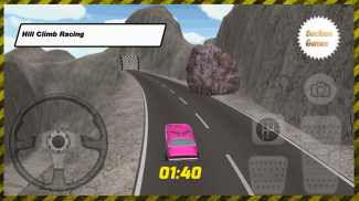 Summer Pink Hill Climb Racing screenshot 3