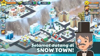 Snow Town: Ice Dunia Kota Es screenshot 2