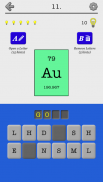 Chemical Elements and Periodic Table: Symbols Quiz screenshot 0