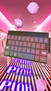 Calm Black & Pink Keyboard screenshot 2