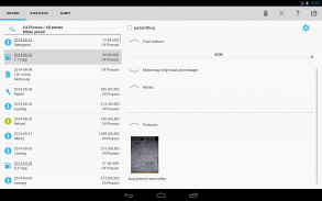 Car-costs and fuel log screenshot 1