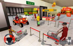 Shopping mall car Taxi driving & Parking 2019 screenshot 1