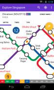 Explore Singapore MRT map screenshot 0
