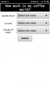 Specialty coffee pricing tool screenshot 3