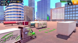 City Truck Driving Simulator Free screenshot 1