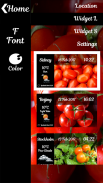 Soft Tomato Clock Widget screenshot 2