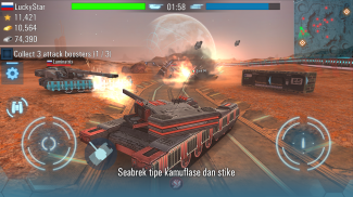 Future Tanks: Pertempuran Tank 3D screenshot 2