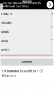 FULL Unit Converter Tool - Length Volumen Mass Area Speed screenshot 1