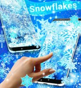Snowflakes live wallpaper screenshot 1