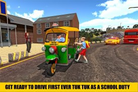 توك توك أطفال المدارس السيارات سائق ريكشا screenshot 8