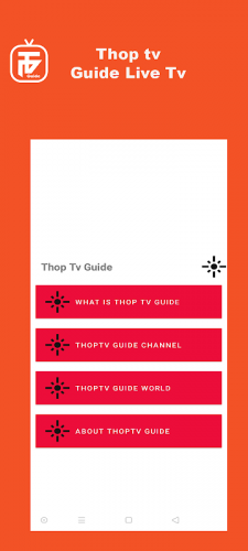 Thop Tv - Live Cricket TV Free Thop Tv Guide screenshot 2